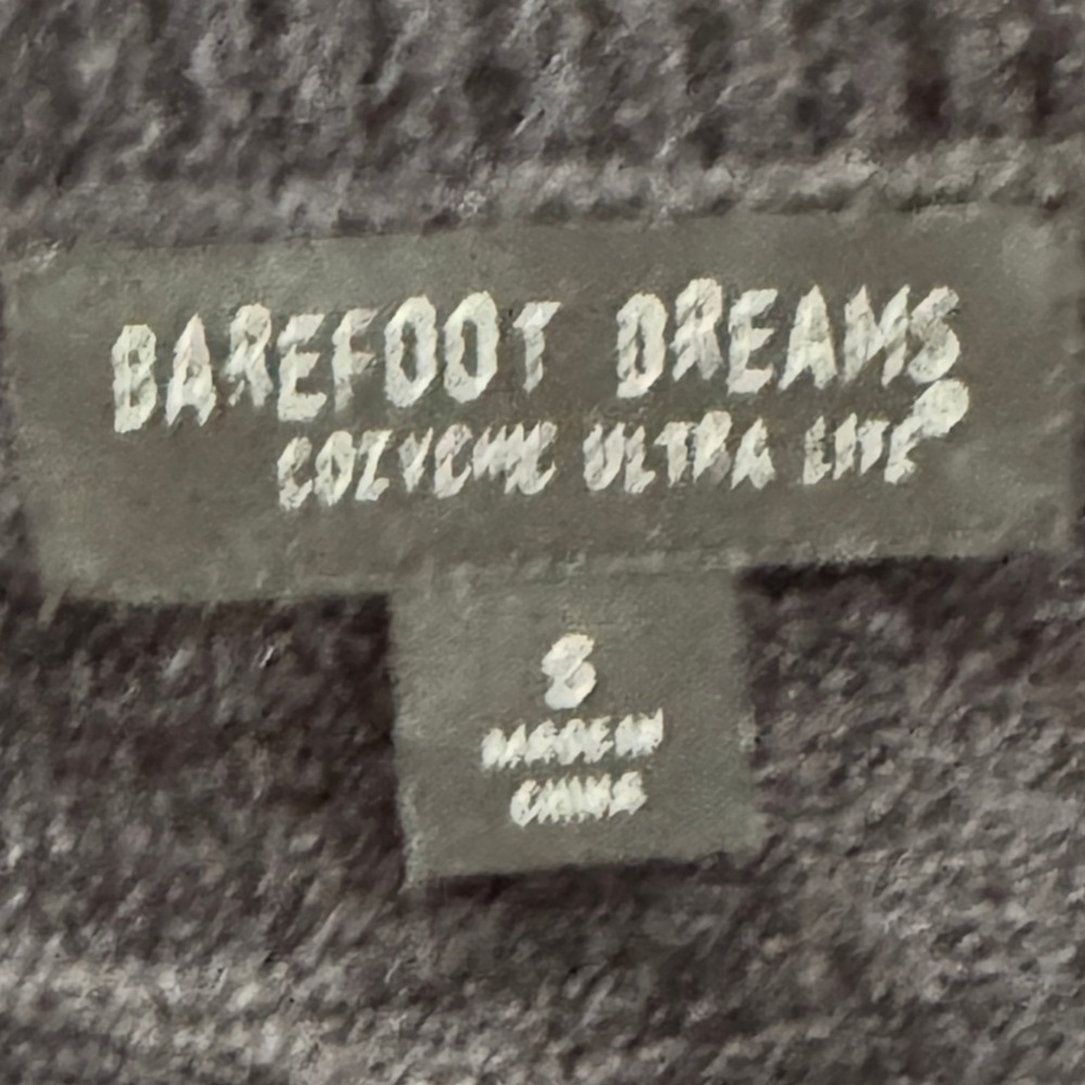 Barefoot Dreams Loungewear Set Womens Small Black CozyChic Ultra Lite Wide Leg S - Picture 4 of 16